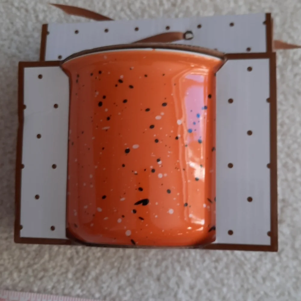 3 for $30. Talk Pumpkin Spice to Me ceramic mug and spoon set